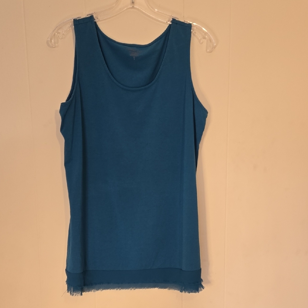 Coldwater Creek Blue Sleeveless Women's Top